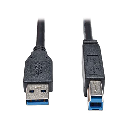 TRIPP LITE 3-Feet USB 3.0 SuperSpeed Device Cable 5 Gbps AB M/M, Black (U322-003-BK) - Image 5