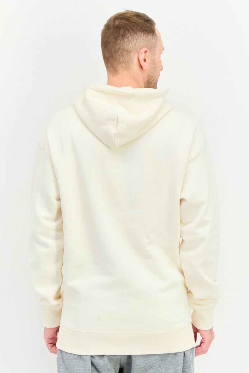 PUMA Men Sportswear Fit Long Sleeve Outdoor Hooded Sweatshirt, Cream  - Image 3