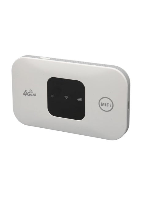 Wireless LTE Router, 2100mAh Battery 10 Devices Share 150Mbps SIM Card Slot Slim Compact 4G WiFi Router for Travel