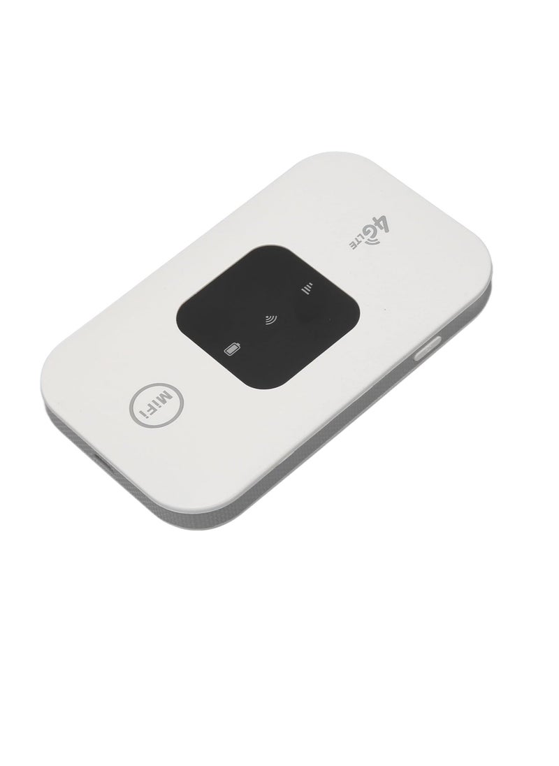 Wireless LTE Router, 2100mAh Battery 10 Devices Share 150Mbps SIM Card Slot Slim Compact 4G WiFi Router for Travel