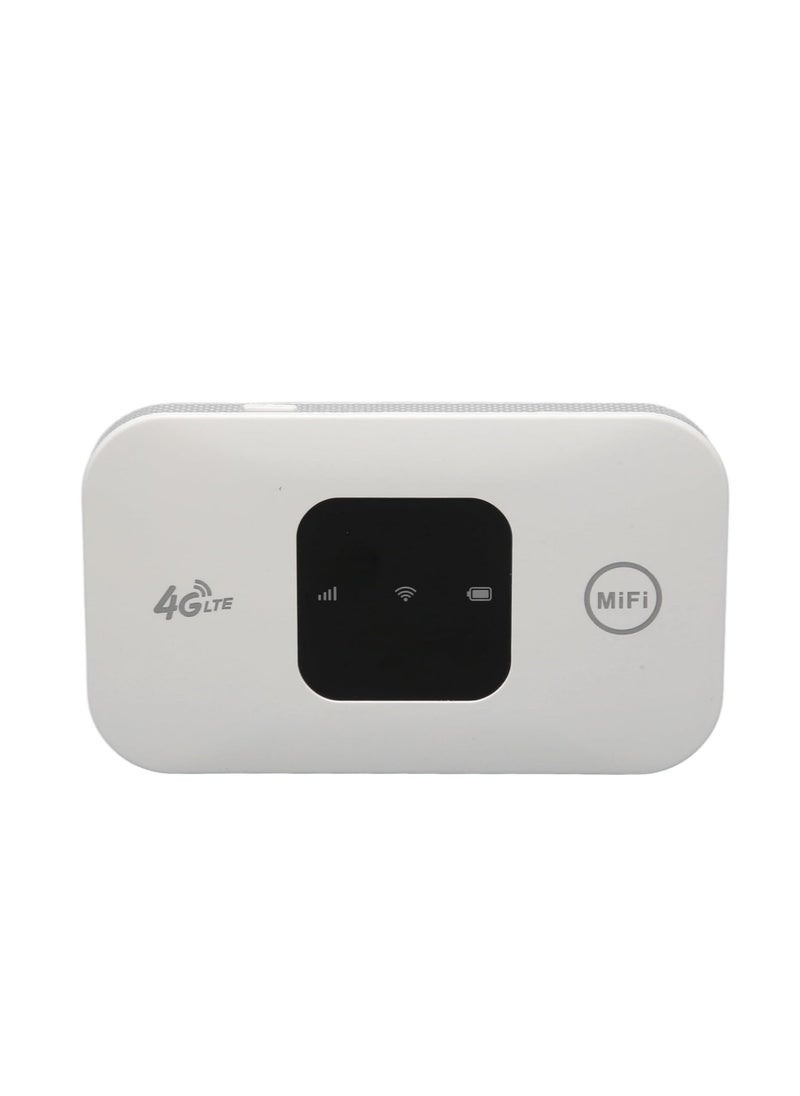 Wireless LTE Router, 2100mAh Battery 10 Devices Share 150Mbps SIM Card Slot Slim Compact 4G WiFi Router for Travel