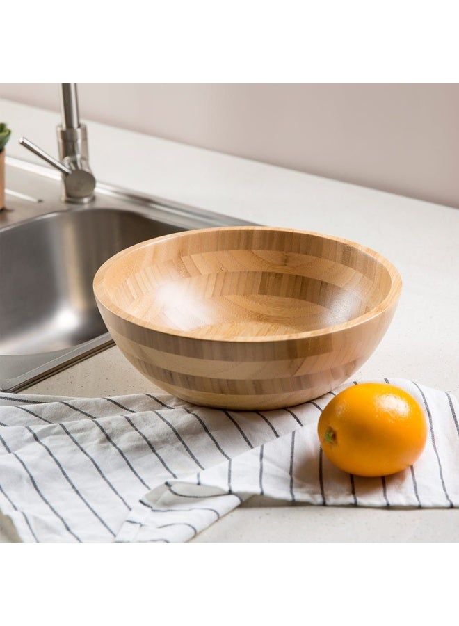 دانوب هوم وعاء سلطة الخيزران آرون طبيعي قطر  سم ارتفاع  سم - Image 2