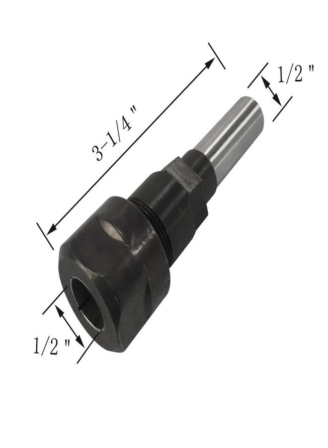 Wolfride 1/2-Inch Shank Router Bit Collet Extension, Adapter for 1/2-inch Shank Bits - Image 2