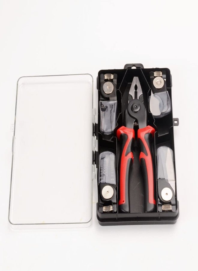 FLZOSPER Multifunctional Pliers - 5 in 1 All Purpose Heavy Duty Tool Kit, Durable Dual-Color PVC Handle Pliers - Image 1