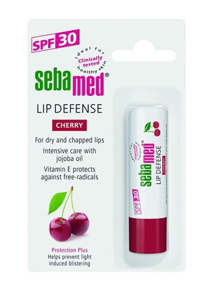 Sebamed Sebamed lip defense stick adult cherry spf30 4.8gm  - Image 2