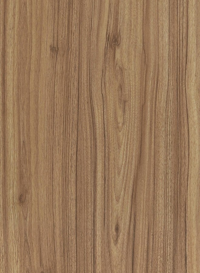 Decotalk Wood Contact Paper Brown Wood Grain Contact Paper 17.7"x120" Wood Wallpaper Peel and Stick for Walls Removable Wood Look Contact Paper Brown Wood Contact Paper for Cabinets Decorative Vinyl - Image 1