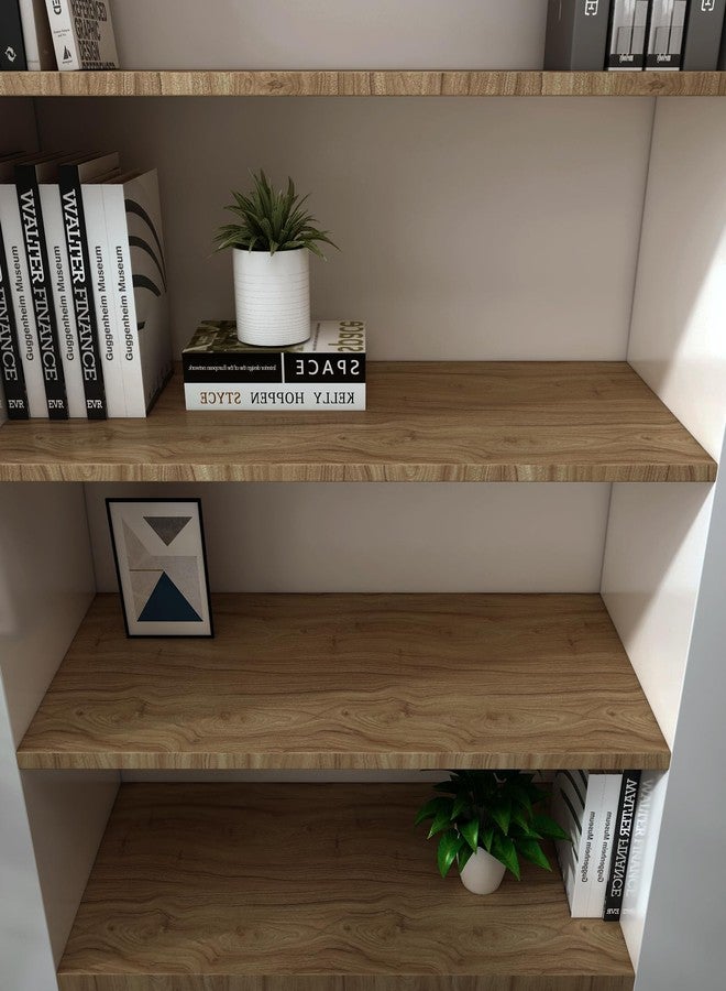 Decotalk Wood Contact Paper Brown Wood Grain Contact Paper 17.7"x120" Wood Wallpaper Peel and Stick for Walls Removable Wood Look Contact Paper Brown Wood Contact Paper for Cabinets Decorative Vinyl - Image 4