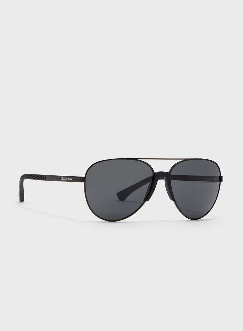 EMPORIO ARMANI 0Ea2059 Aviator Sunglasses - Image 1