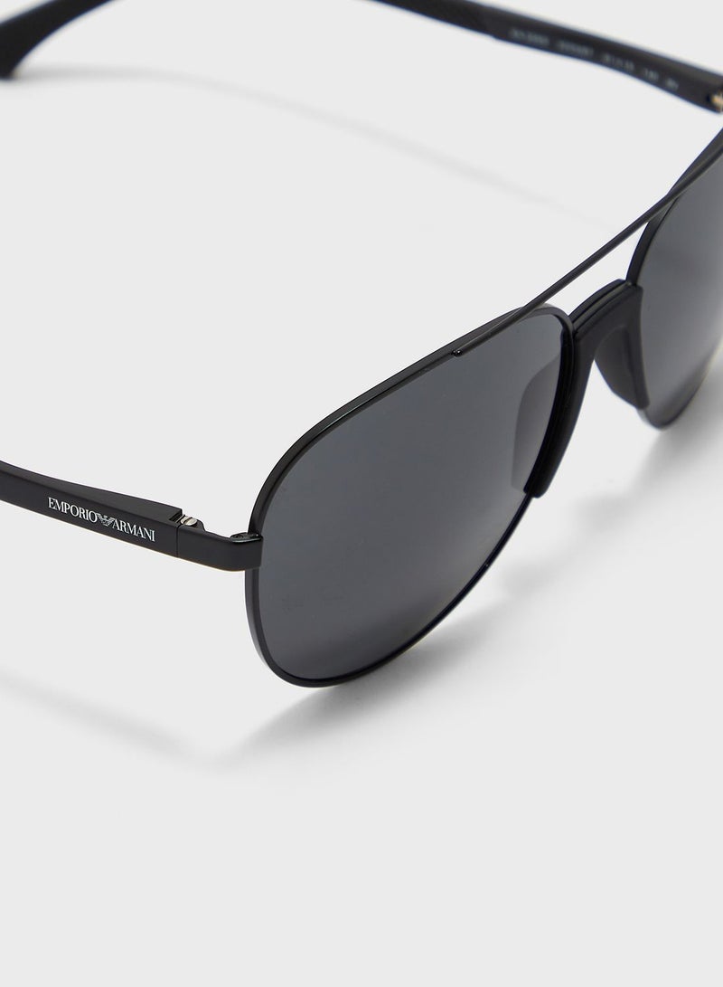 EMPORIO ARMANI 0Ea2059 Aviator Sunglasses - Image 3