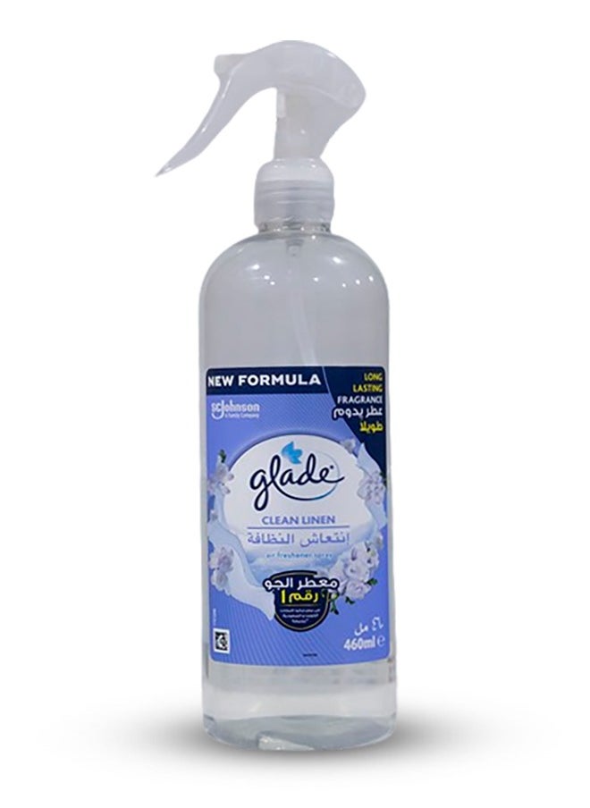 Glade Glade Clean Linen Air-Freshener Spray - 460 ML  - Image 2