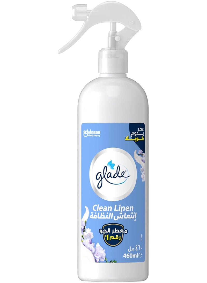 Glade Glade Clean Linen Air-Freshener Spray - 460 ML  - Image 1