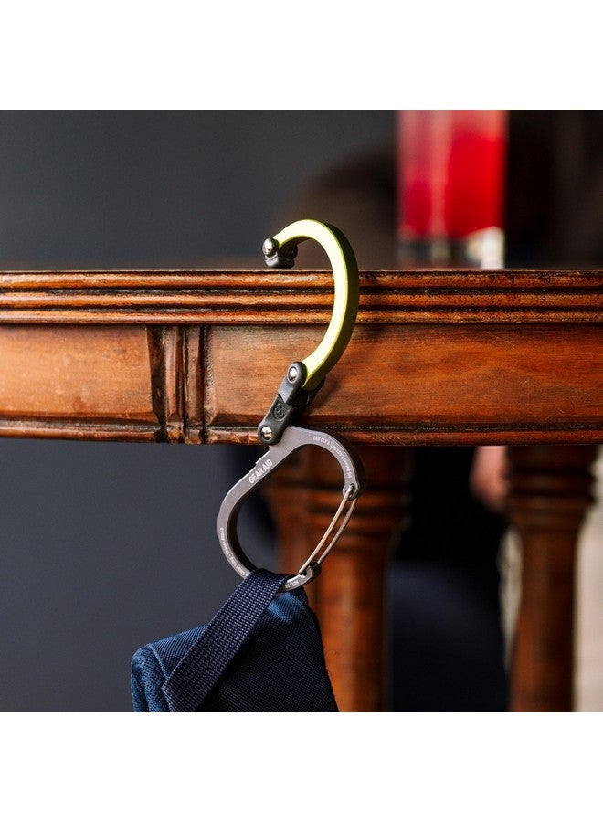 Gear Aid Heroclip Carabiner Clip And Hook (Small) For Purse, Stroller, And Backpack, Stealth Black - Image 5