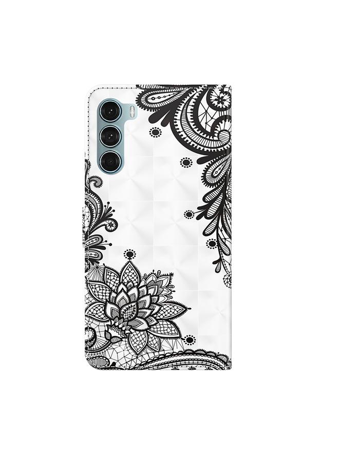S-TOP Case For Motorola Moto G200 5G / Edge S30 3D Painting Pattern Flip Leather Phone Case - Image 3
