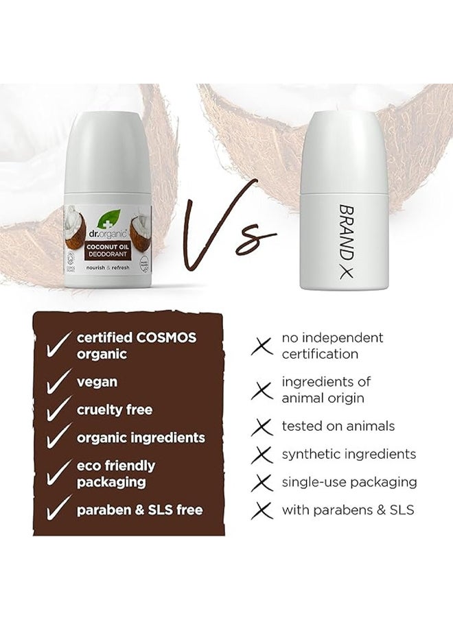 dr.organic Dr. Organic Coconut Oil Deodorant, Nourish & Refresh  - Image 4
