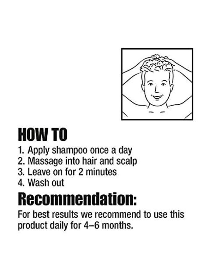 Alpecin Alpecin C1 Caffeine Shampoo, 8.45 fl oz (Pack of 2) Men's Natural Hair Growth Shampoo for Thinning Hair with Niacin and Castor Oil - Image 4