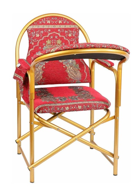 chair  for prayer and recitation of the Holy Quran comfortable for long sitting lightweight suitable for the elderly elegant for mosques and hosting rooms(red)