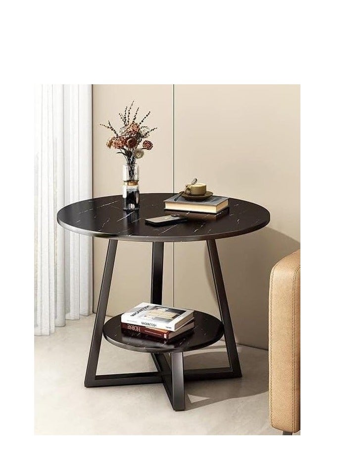 Home Side Tables for Small Spaces, Couch Arm Tray Table for Living Room, Bed, Sofa. End Table Anti-Rust waterproof End Table Anti-Rust waterproof  (black) - Image 2