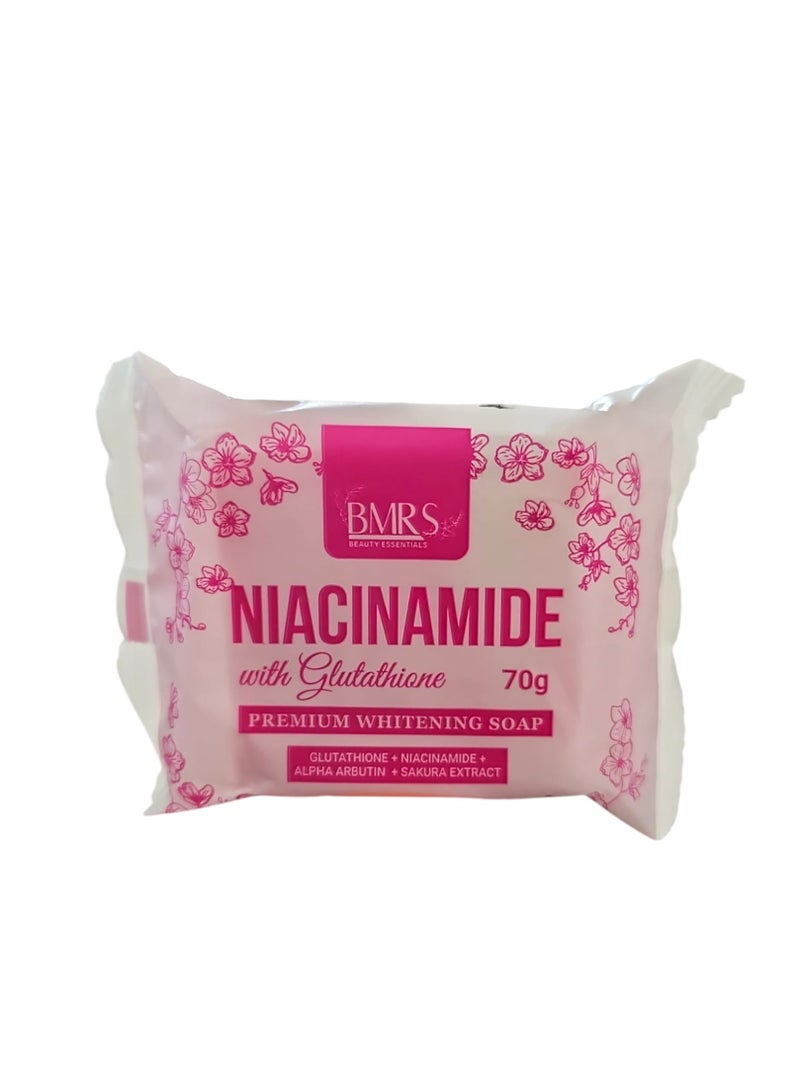 بمارس صابون تبييض نياسيناميد الفاخر 70 جرام - Image 1