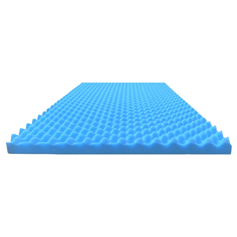 Foam Global وسادة فوم هوائية، وسادة فوم على شكل بيضة، وسادة سرير للمستشفى ووسادة سرير للدعم، تخفيف الضغط وتوزيع الوزن، حجم سرير المستشفى، 2x33x72 مصنوعة في الولايات المتحدة الأمريكية بواسطة فوم جلوبال - Image 1