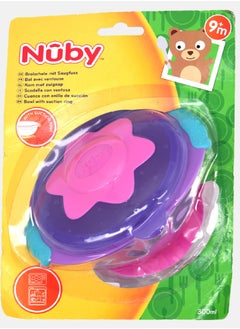 Nuby Nuby Bowl with Suction Ring 1Pc Purple 