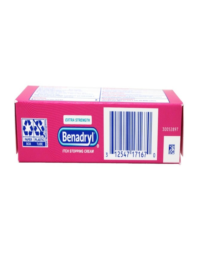 Benadryl Itch Stopping Cream Extra Strength 1 Ounce each, Pack of 4 - Image 5