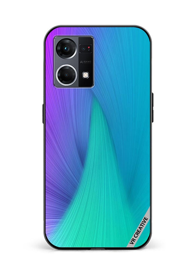 VR CREATIVE Protective Case Cover For Oppo Reno8 4G Layers Design Multicolour - Image 1