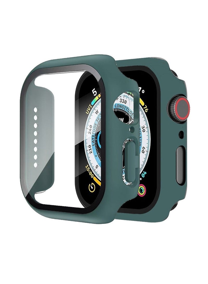 HablTech 3 Pcs Protective Case Compatible with Apple Watch Series 11/10 46mm Case with Tempered Film Screen Protector for iWatch Full Protective Hard PC Bumper Touch Sensitive HD Screen - Image 5