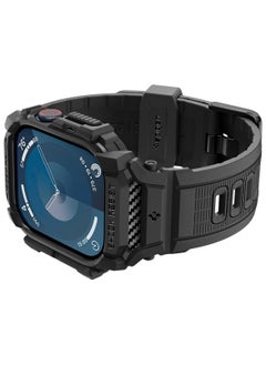 Spigen Rugged Armor Pro for Apple Watch Series 10 (42mm) Case with Band - Matte Black  - Image 5