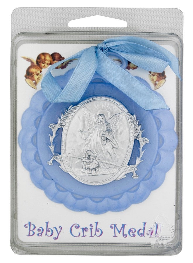 Hirten Guardian Angel Crib Medal (Blue) - Image 2
