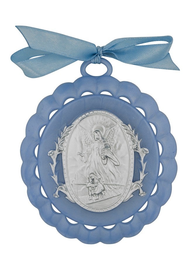 Hirten Guardian Angel Crib Medal (Blue) - Image 1