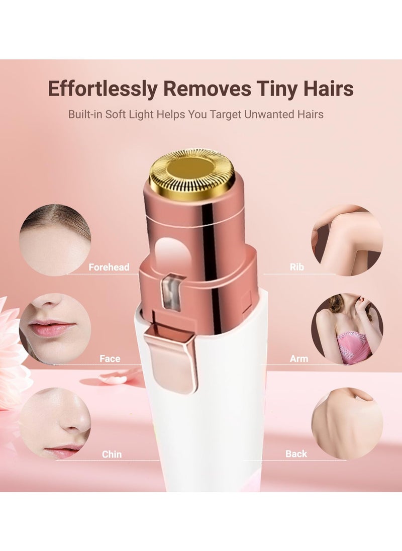 بتفمي ماكينة تشذيب حواجب كهربائية لإزالة شعر الوجه قابلة لإعادة الشحن  - Image 3