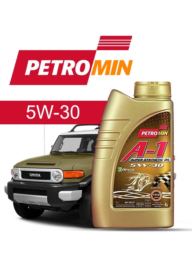 Petromin Engine Oil – For TOYOTA FJ V6 2022 - 2006, 6 Liter,  5w30 Petromin - With Engine Oil Filter - 2006 2007 2008 2009 2010 2011 2012 2013 2014 2015 2016 2017 2018 2019 2020 2021 2022