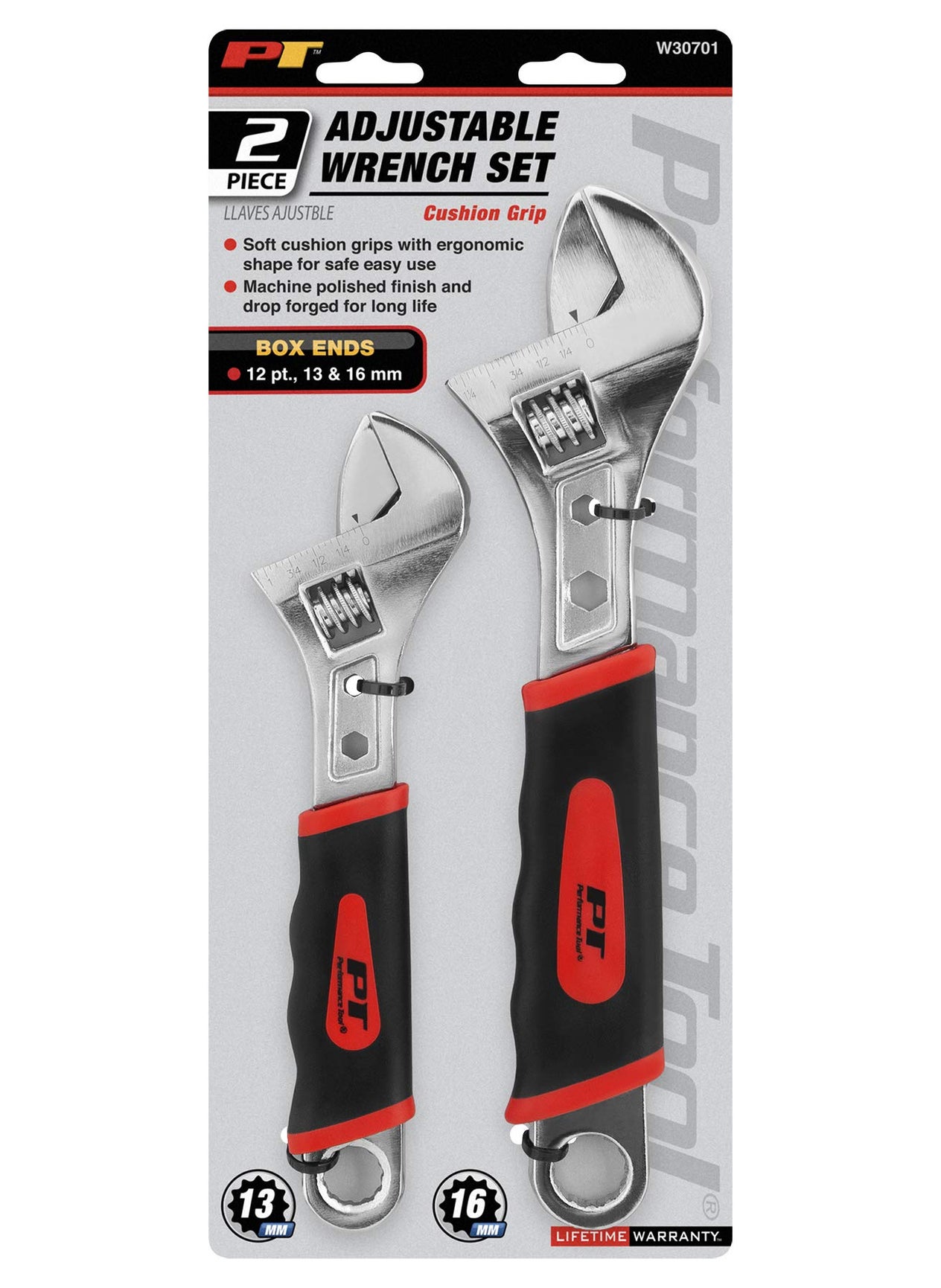 Performance Tool Performance Tool W30701 2pc Adjustable Wrench Set  - Image 2