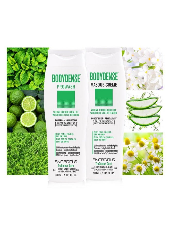 SNOBGIRLS Bodydense Plumping, Hydrating Volumizing Shampoo For Fine Hair Volume Texture Body Lift Lightweight Vegan Shampoo For Fine, Frail, Dry Or Limp Hair (10.1 Fl Oz)  - Image 5