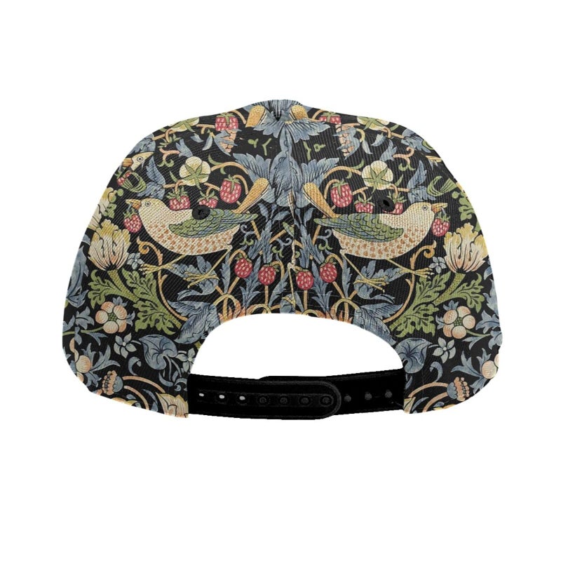 DJTRRF Vintage Green Yellow Birds Floral Baseball Cap Dad Hats All-Over Print Accessory 100% Polyester Adjusts to Fit Most - Image 5
