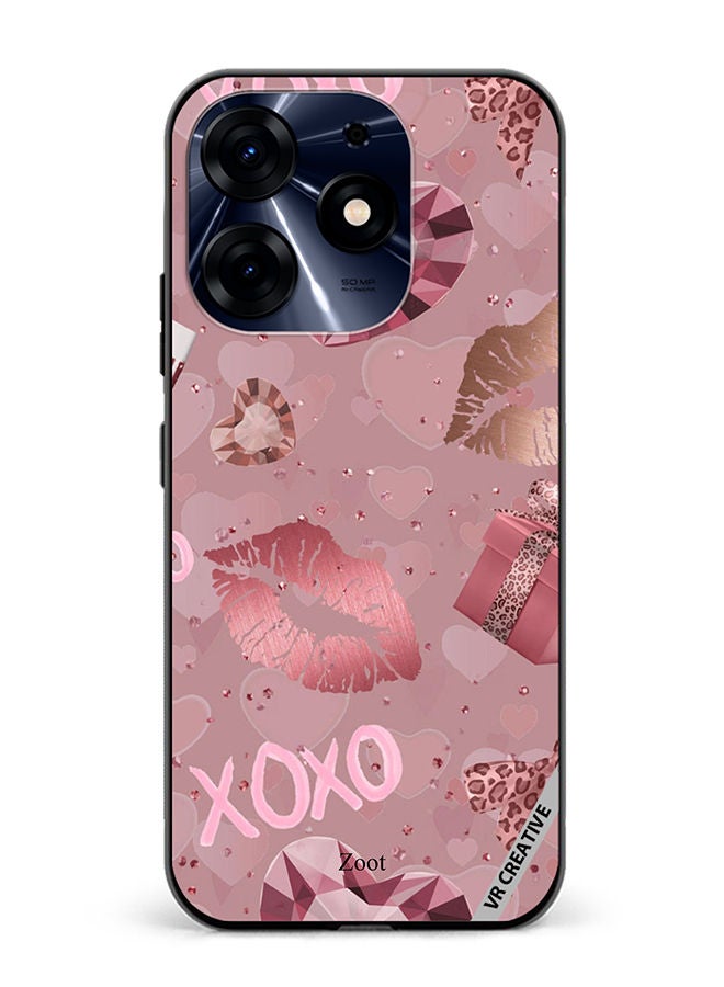 VR CREATIVE Protective Case Cover For Tecno Spark 10 Pro XOXO Design Multicolour - Image 1