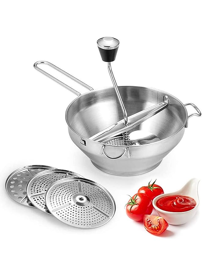 KASTWAVE مفرمة، مطحنة طعام، مفرمة خضار يدوية، محضر طعام، مكعبات فواكه، هرس الخضار، صنع الحساء، مبشرة للمطبخ، مصفاة، خلاط ومصفاة - Image 1