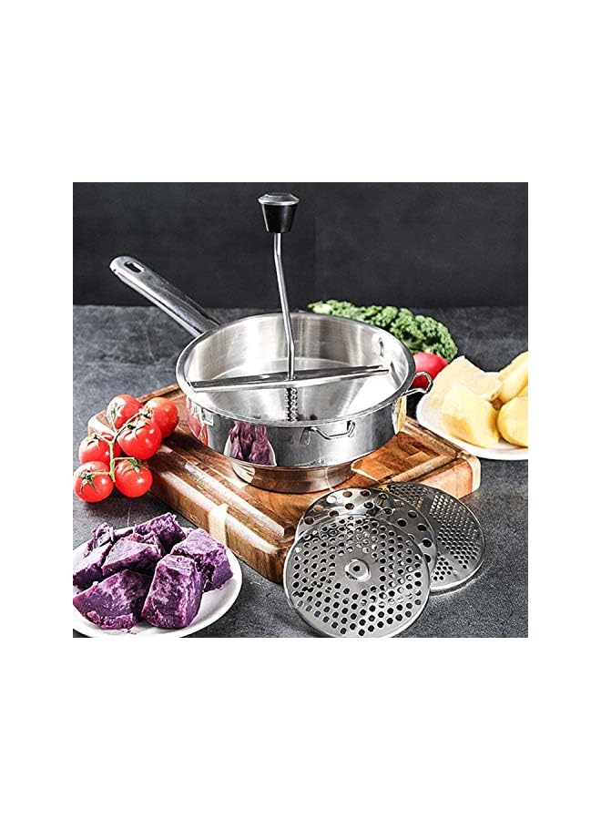 KASTWAVE مفرمة، مطحنة طعام، مفرمة خضار يدوية، محضر طعام، مكعبات فواكه، هرس الخضار، صنع الحساء، مبشرة للمطبخ، مصفاة، خلاط ومصفاة - Image 4