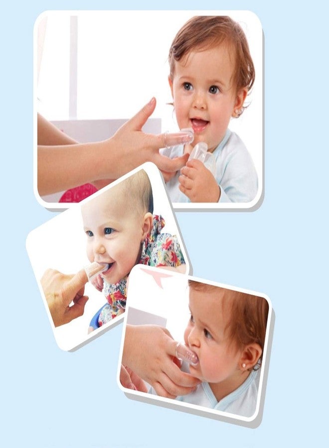 RRJ Silicone Finger Brush with Carry Case Baby Finger Tooth Brush(3 Months to 3 Years) -Pack of 1 - Image 4