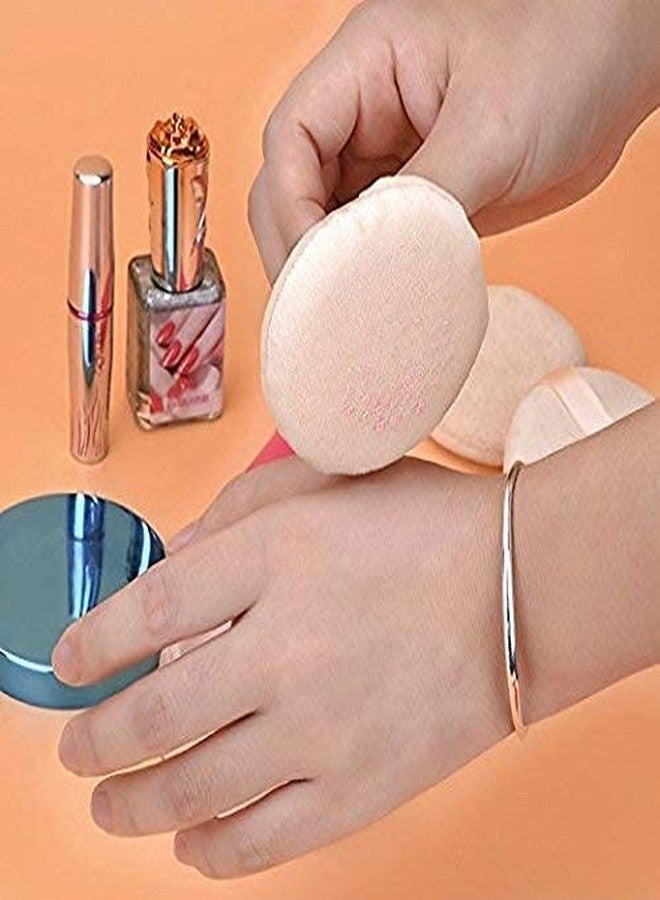 TWIREY Powder Puff, Puff, Cotton Pad, Super Soft Pure Cotton Puff, Makeup Powder Puff with Hand Strap, for Loose Powder, Dry Powder, Liquid Foundation, Mineral Powder-Pack of 2 - Image 5