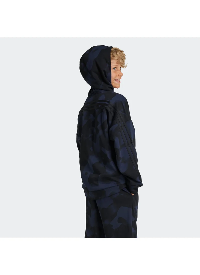 Adidas Youth Future Icon Aop Hoodie