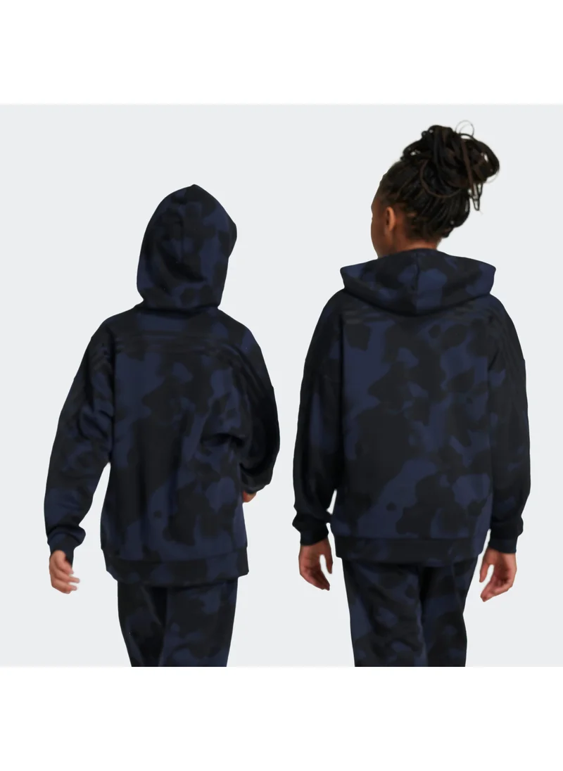 اديداس Youth Future Icon Aop Hoodie