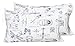 J-pinno J-pinno Cars Tank Helicopter Vehicles Cute Cartoon 2 Pcs Pillowcase 100% Natural Cotton 20" X 30" for Kids Toddler Boys  - Image 2
