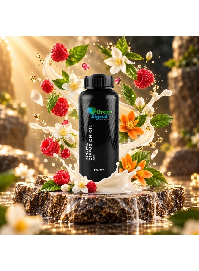 Green Signal Enjoy Essential Oil – Perfumer’s Choice | Raspberry, Tuberose, Milk, Jasmine Sambac & Orange Blossom | Uplifting, Refreshing & Long-Lasting Home Fragrance - Image 4