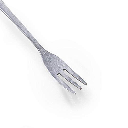 JSEVEN [JSeven] Long Handle Forks, Stainless Steel Dessert Forks, Fruits, Pickles Forks, Fancy Table Forks (6 Pcs) - Image 3