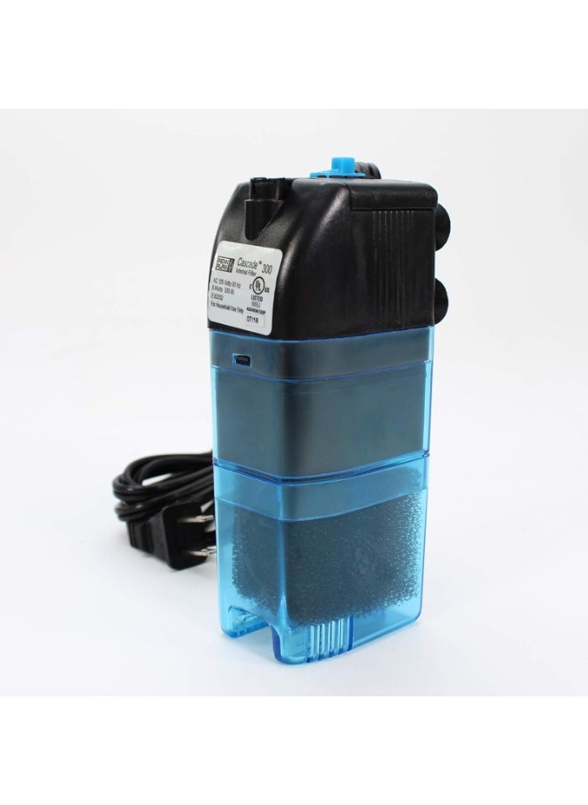 Penn Plax Penn Plax Cascade 400 Submersible Aquarium Filter Cleans Up to 20 Gallon Fish Tank With Physical, Chemical, and Biological Filtration, CIF2  - Image 2