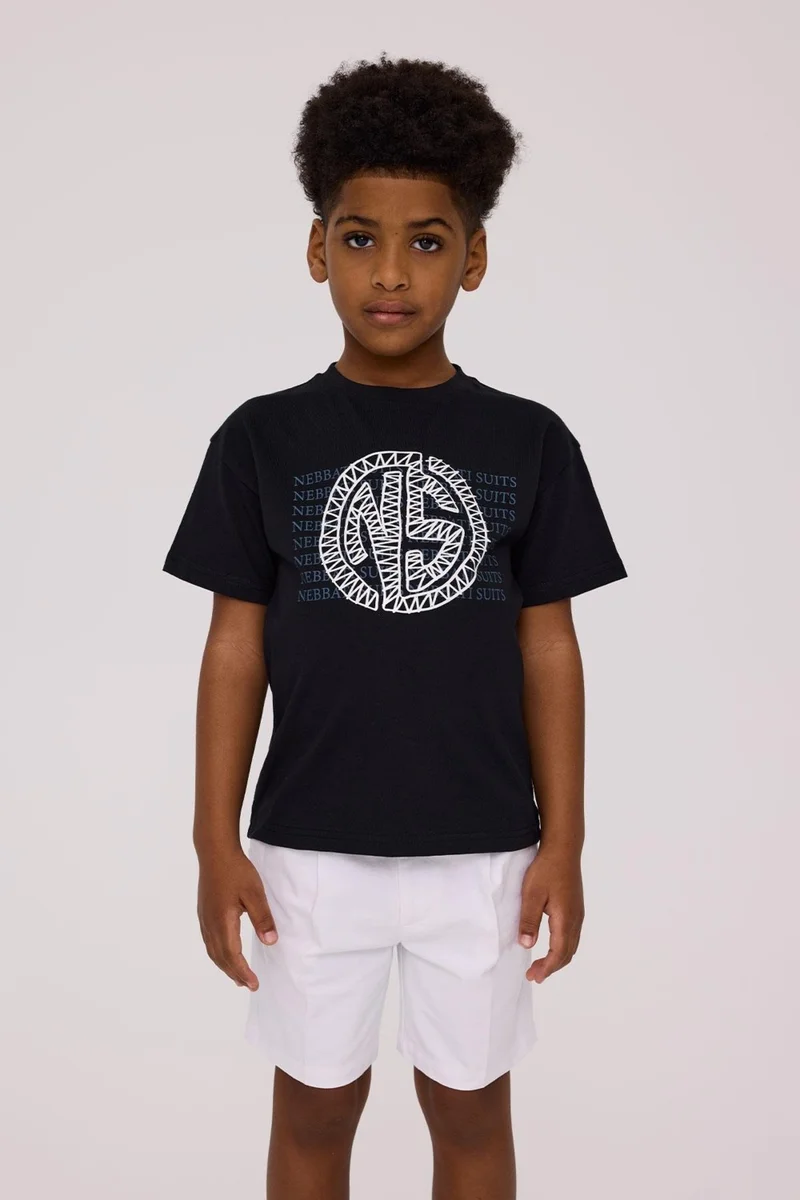 NEBBATI - Invalid brand Bg Store Boy Black Tshirt