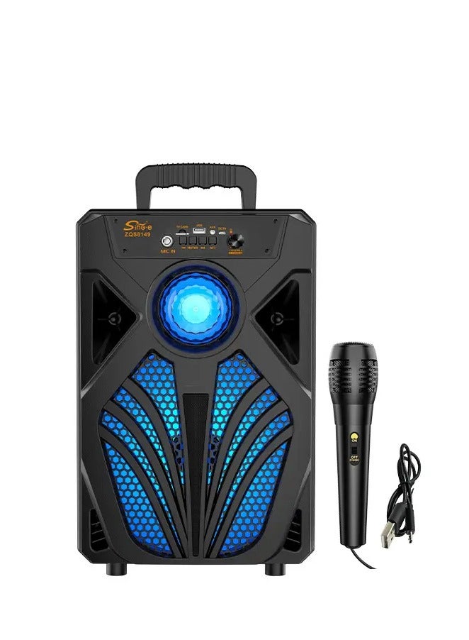 singe Wireless Bluetooth Speaker, Stereo Sound, FM Radio, TF Memory, USB Input, Mic Input rechargeable - Image 1