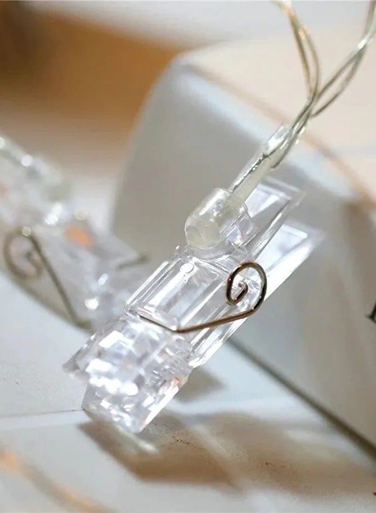 Multicolor led strip light for decoration clothes pins for hanging pictures - Image 2