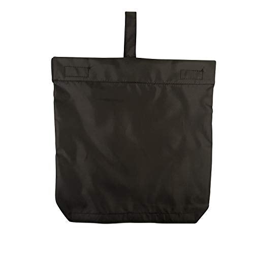 Inspired Comforts Urine Catheter Bag Cover with Snap on Pipe Cover & Hanging Strap | Easy Access | Secure & Discreet | Men & Women | 2000ml | Black - Image 2